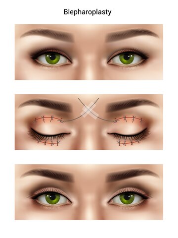 Blepharoplasty or Eyelid Surgery Procedure